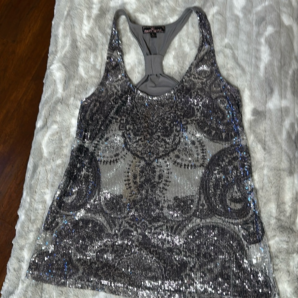 Almost Famous Racerback Tank Gently Used